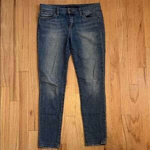 Joe's Jeans Skinny Denim in Medium Blue Fade